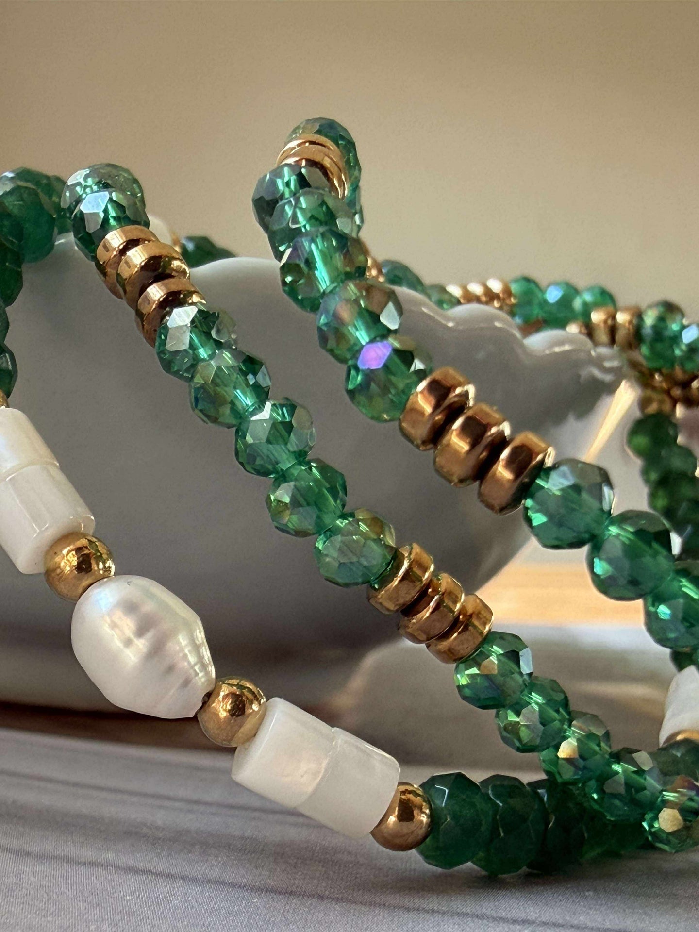 Armband Sarabella Emerald – Set mit 3 Stk.
