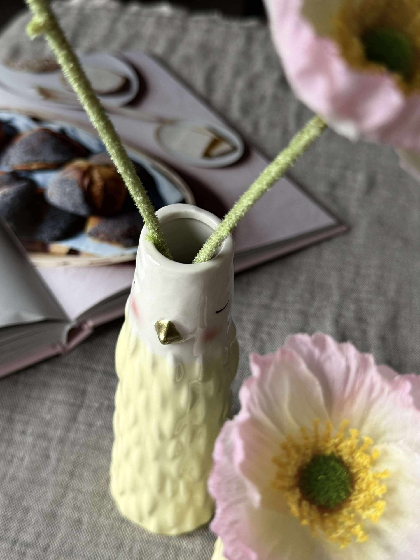 Vase - Gelb in mehreren Größen