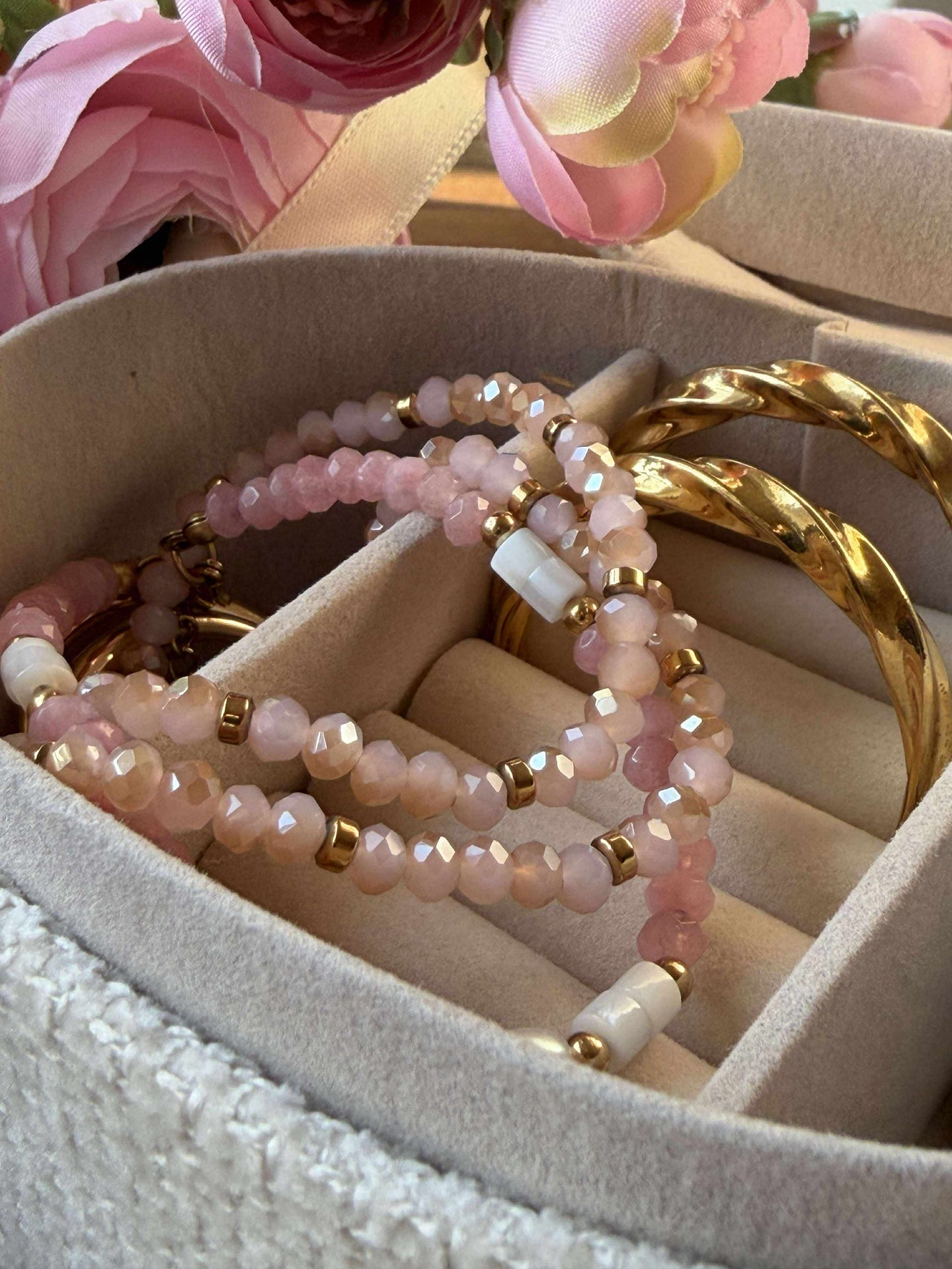 Armband Sarabella Soft Rose – Set mit 3 Stück