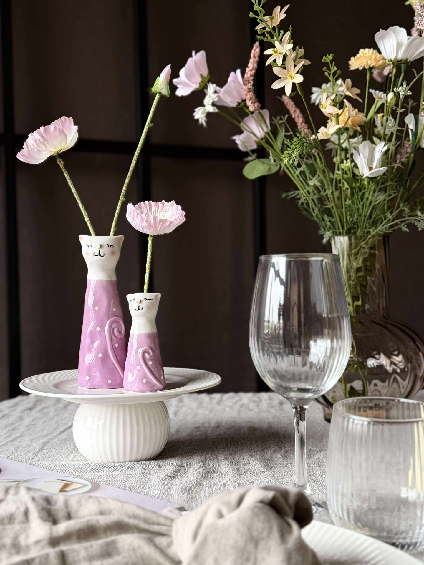 Vase - Lila in mehreren Größen