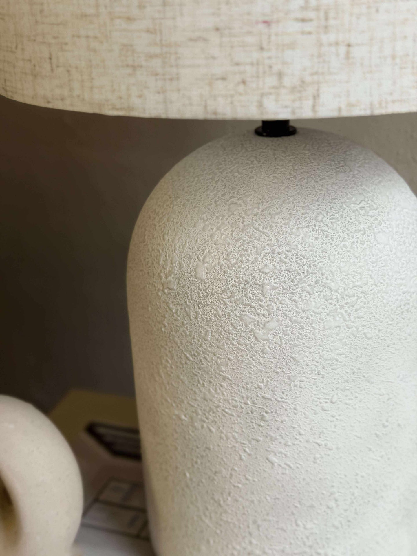 Tischlampe STONEWARE - Natur (hell)