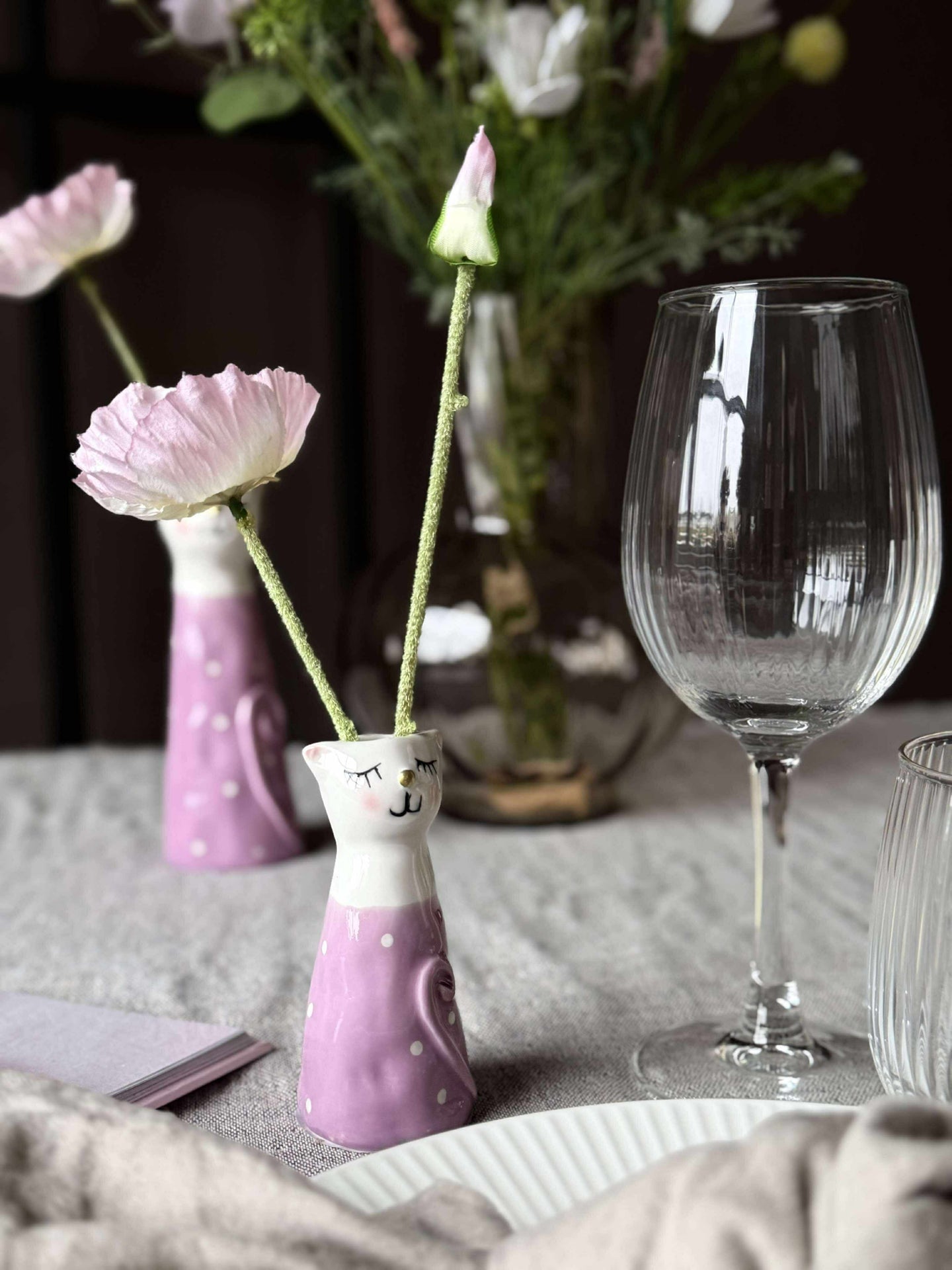 Vase - Lila in mehreren Größen