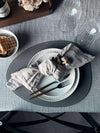 Platzset oval - Grau