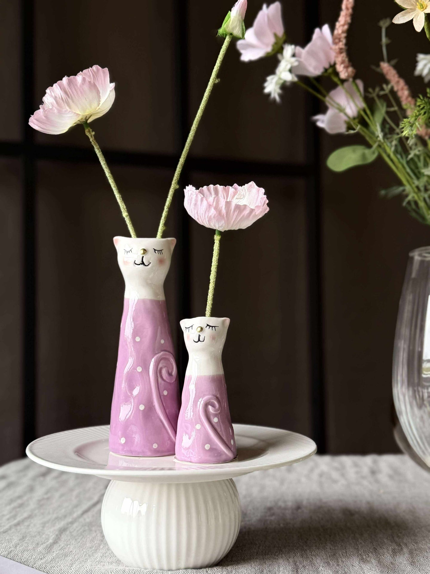 Vase - Lila in mehreren Größen