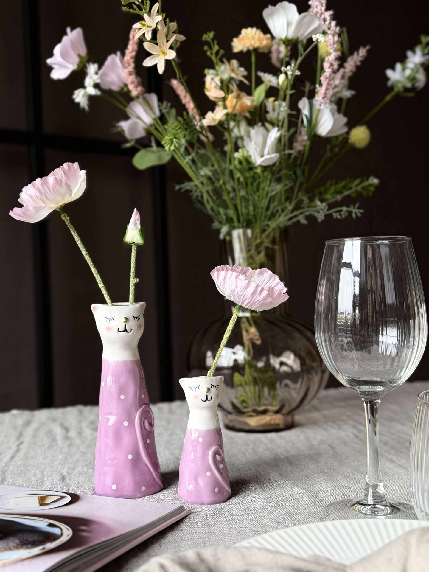 Vase - Lila in mehreren Größen
