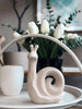 Deco-Schnecke - weiß oder beige
