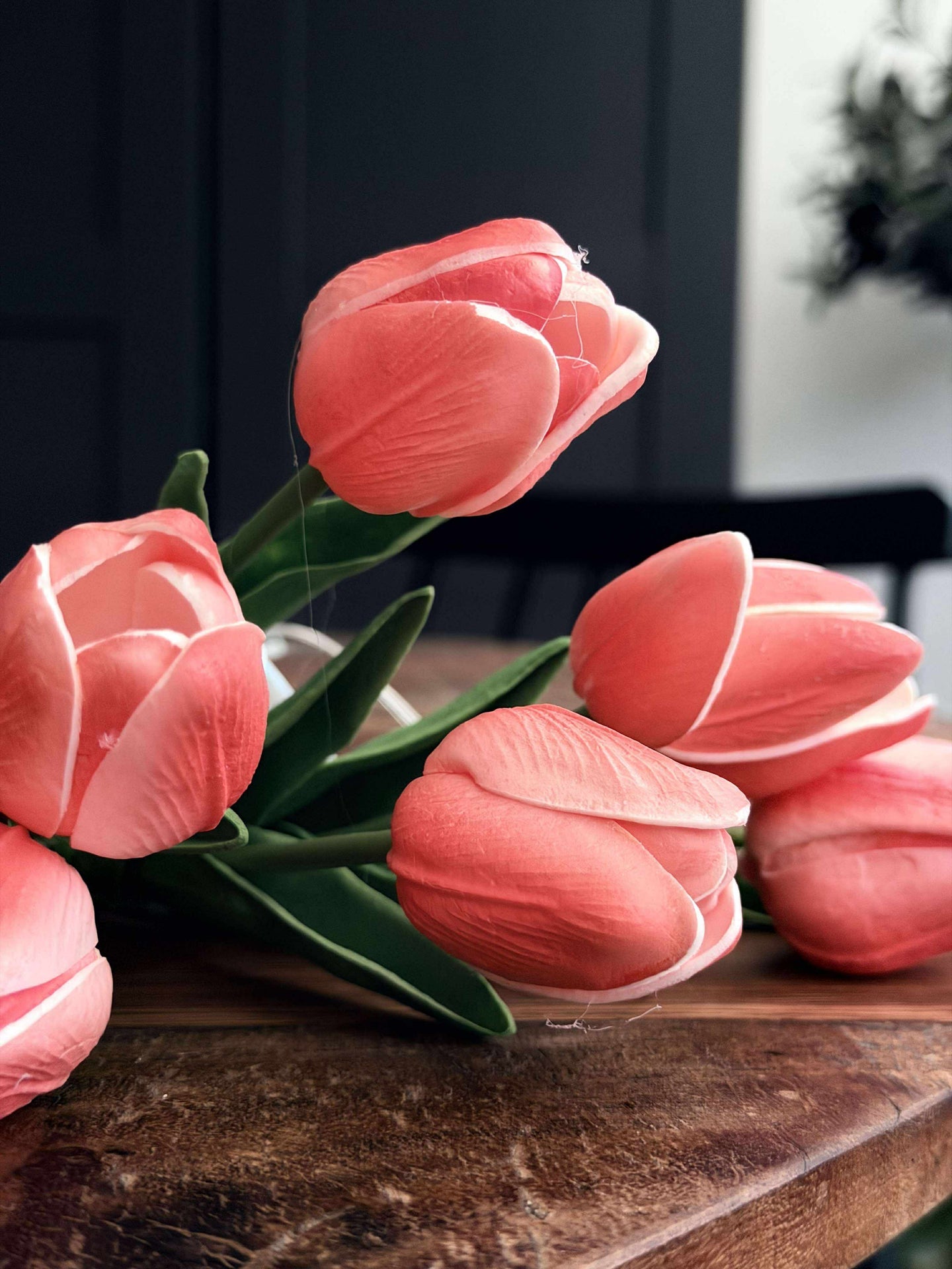Tulpen mit Licht - Rot