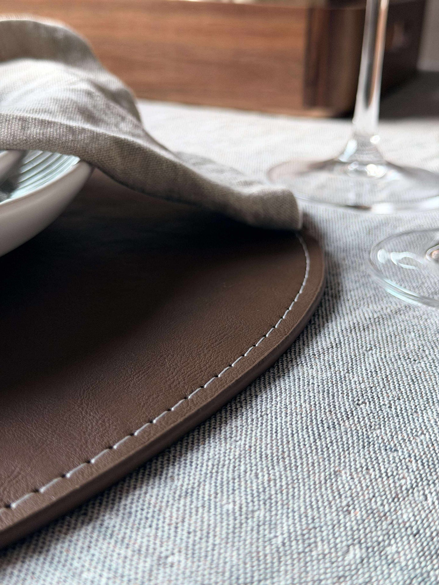 Platzset oval - Braun
