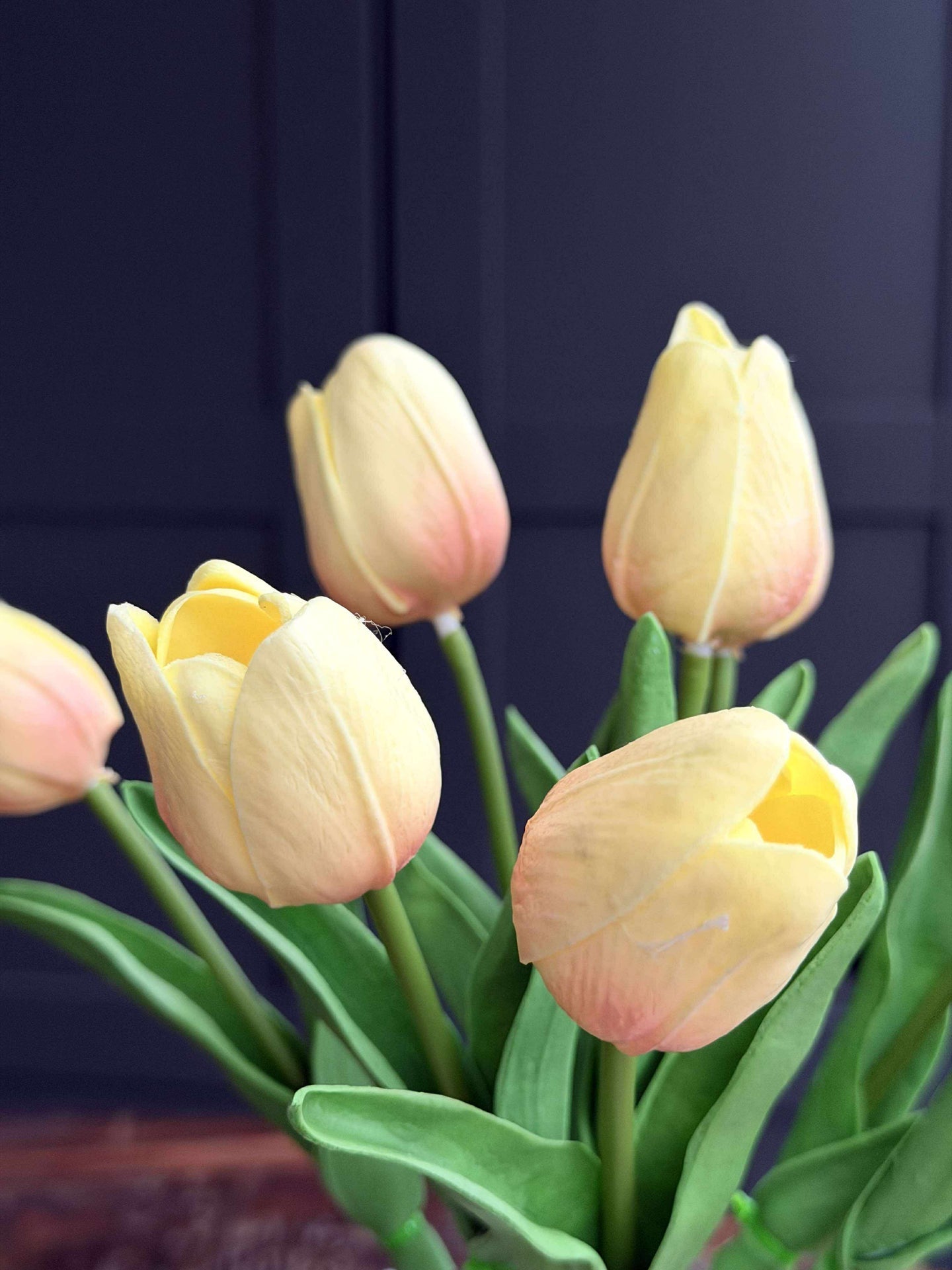 Tulpen mit Licht - Gelb