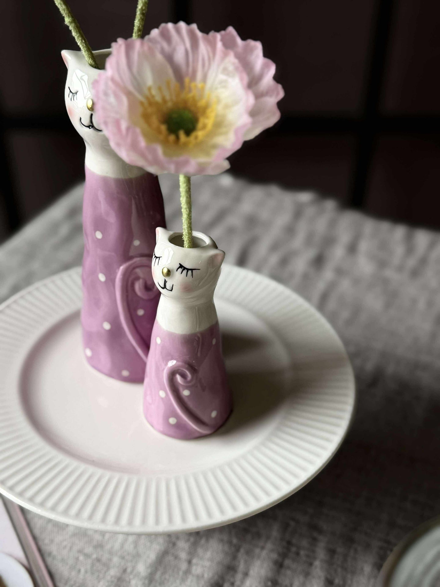 Vase - Lila in mehreren Größen