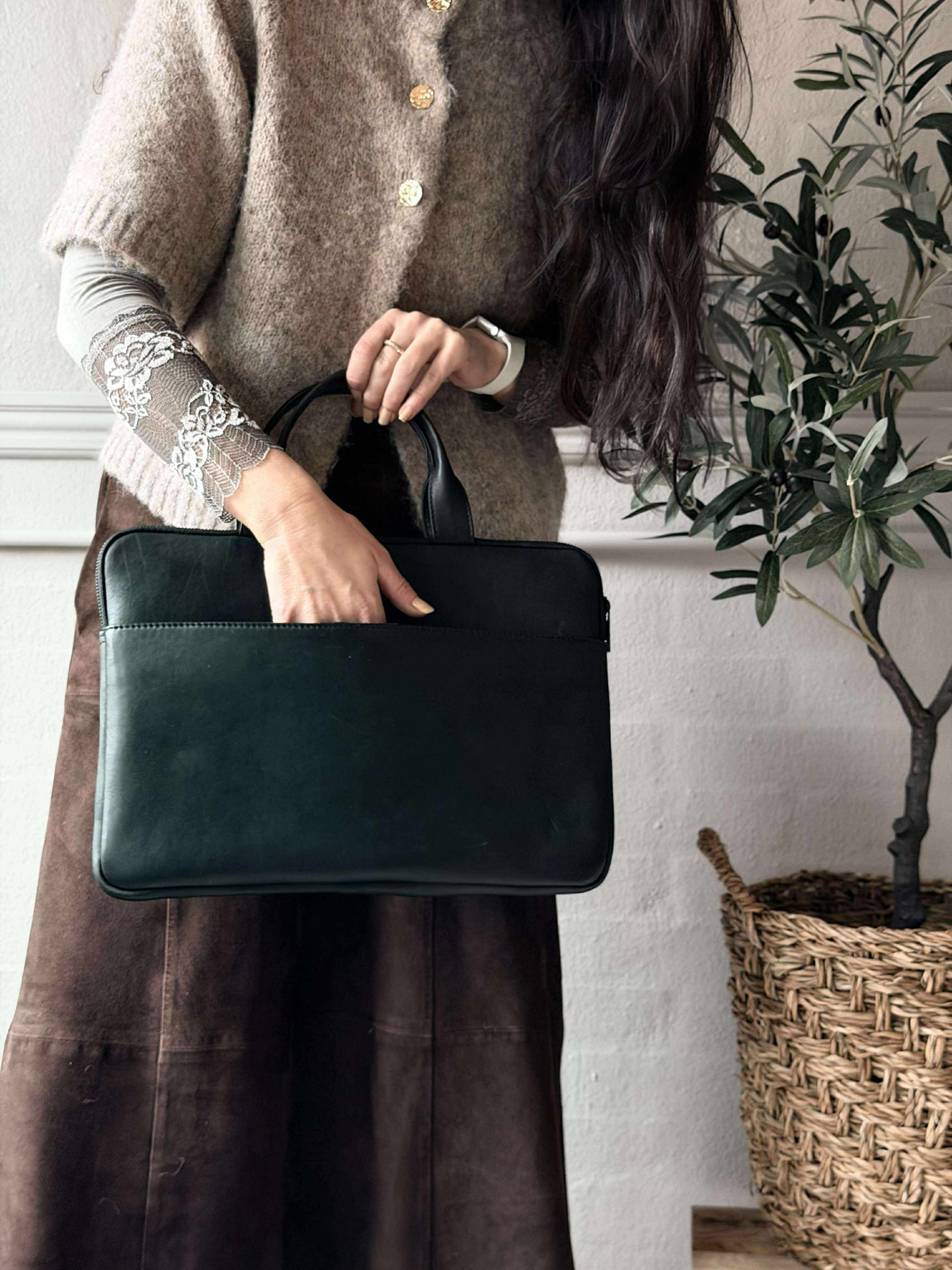 Computer-Cover mit Griffen und Vordertasche