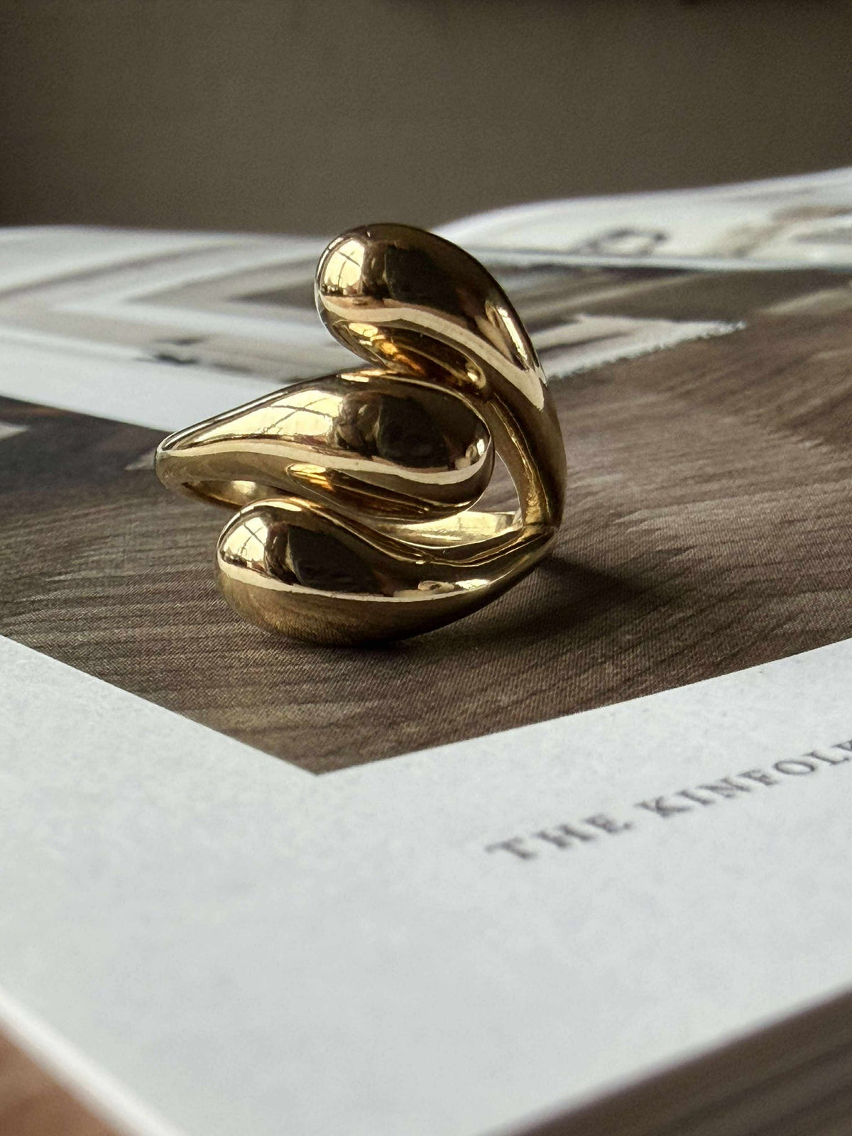 Ring JENNINGS vergoldet