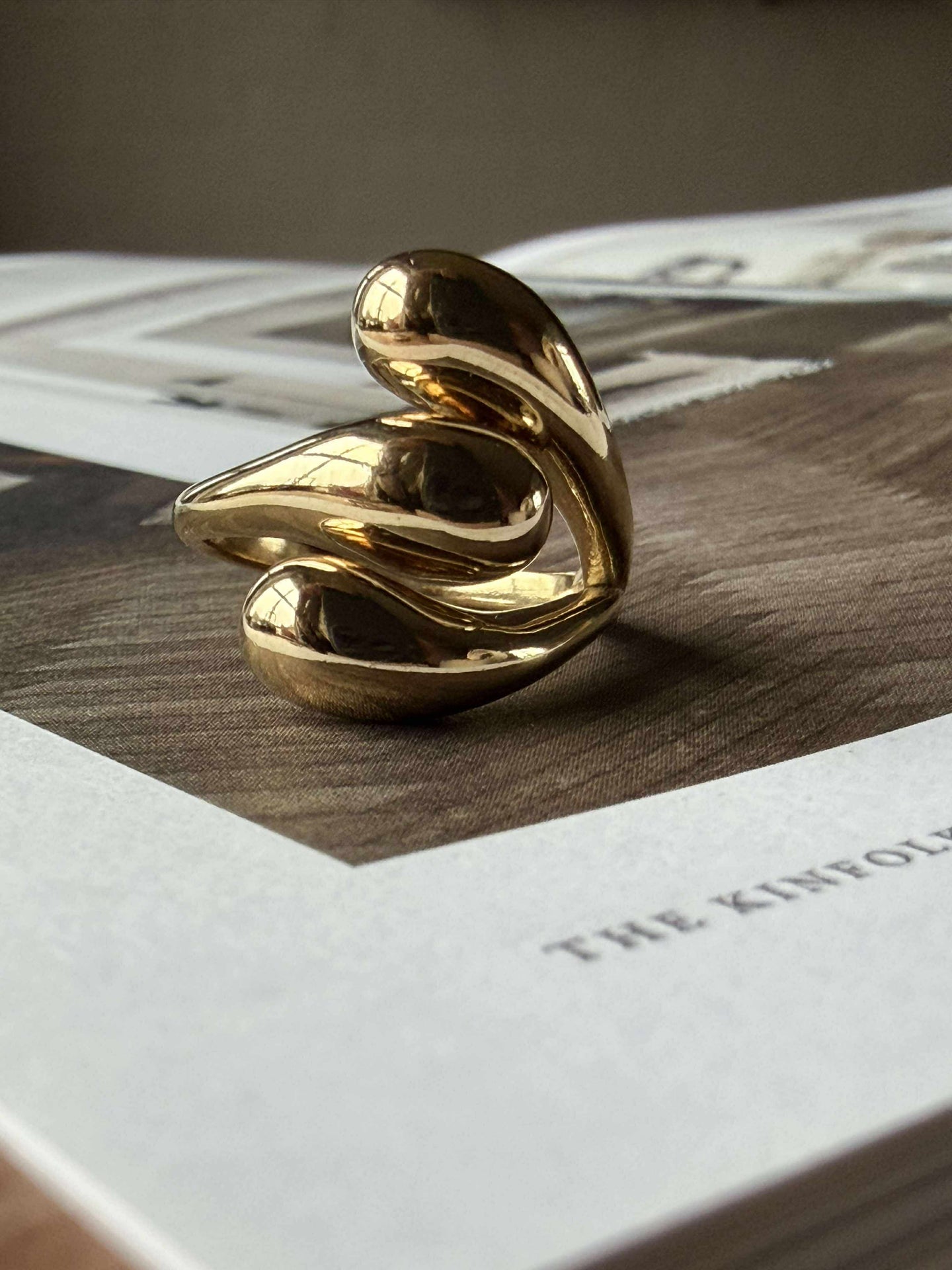 Ring JENNINGS vergoldet