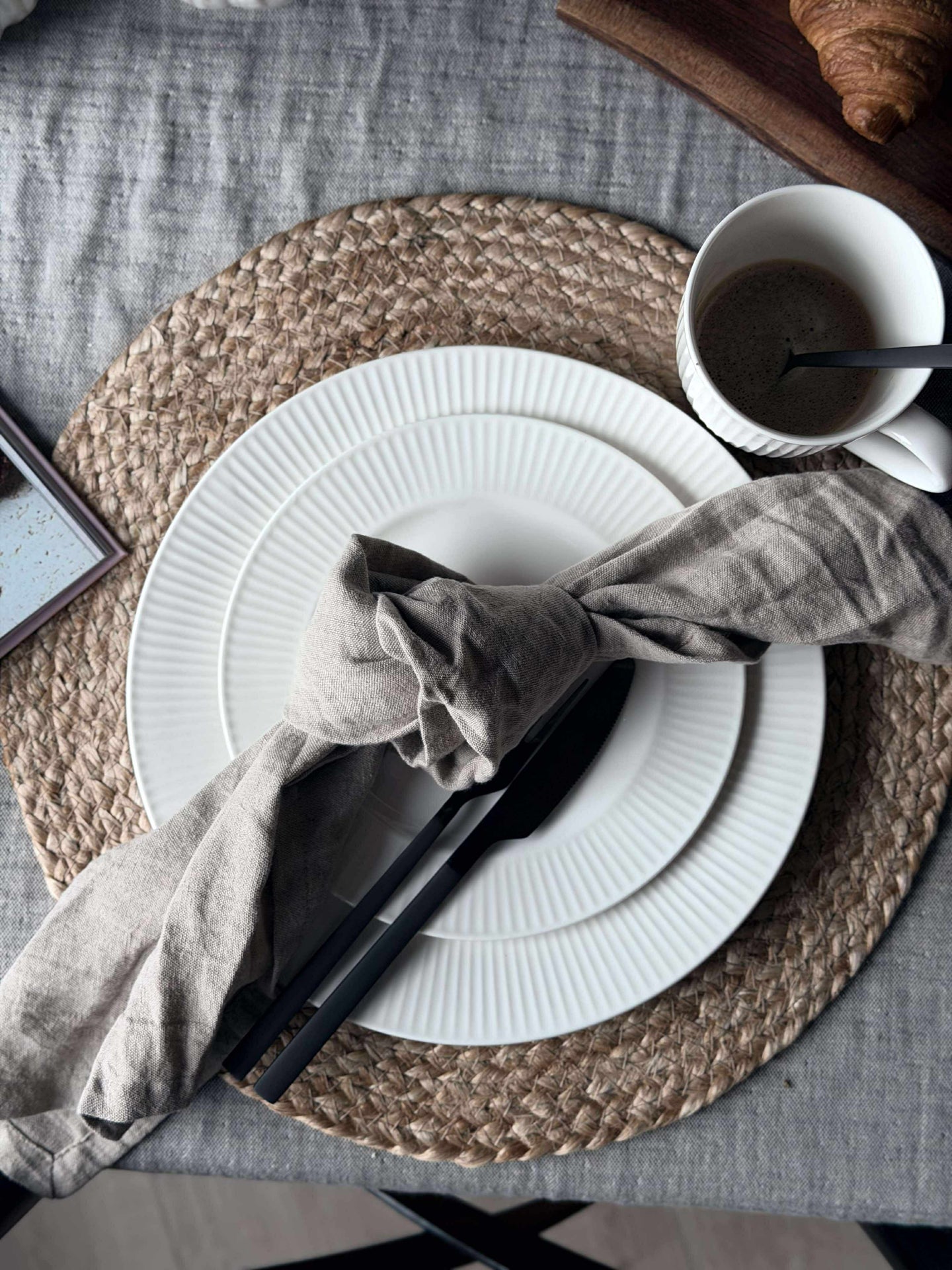 Platzset aus Jute - Natur
