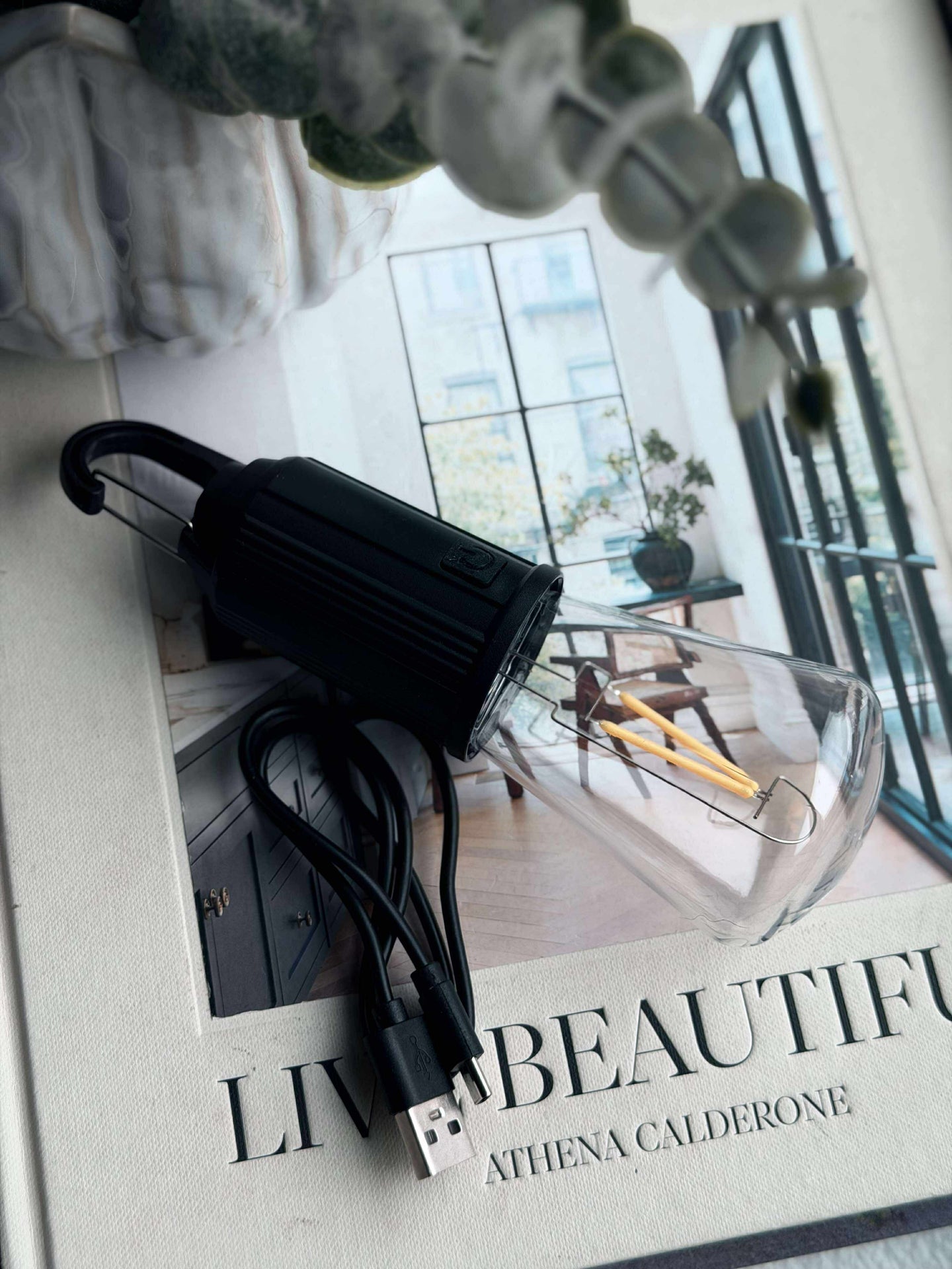 Wiederaufladbare Lampe