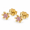 Ohrstecker GIA Pink - Sterling Silber