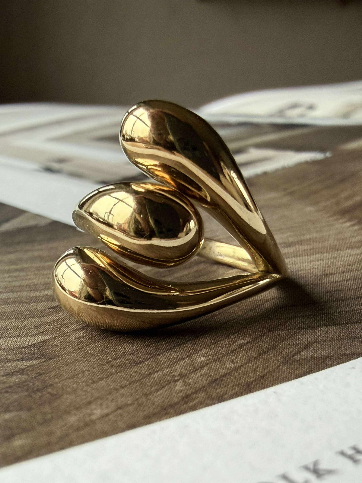 Ring JENNINGS vergoldet