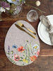 Tischset Ostern - Beige oval