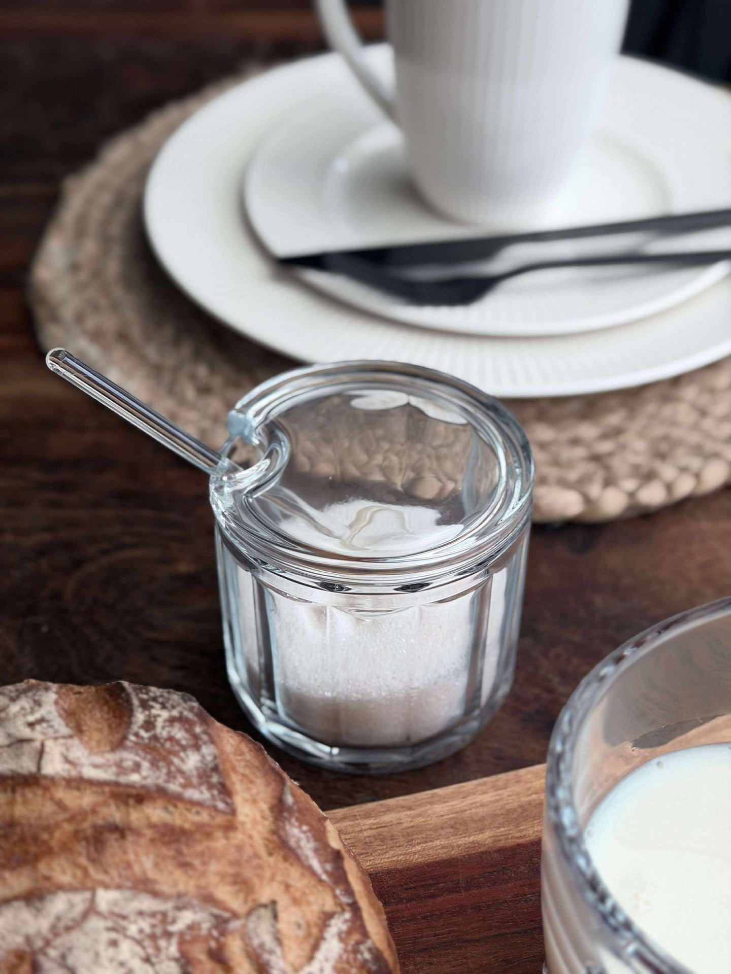 Milchkännchen und Zuckerschale