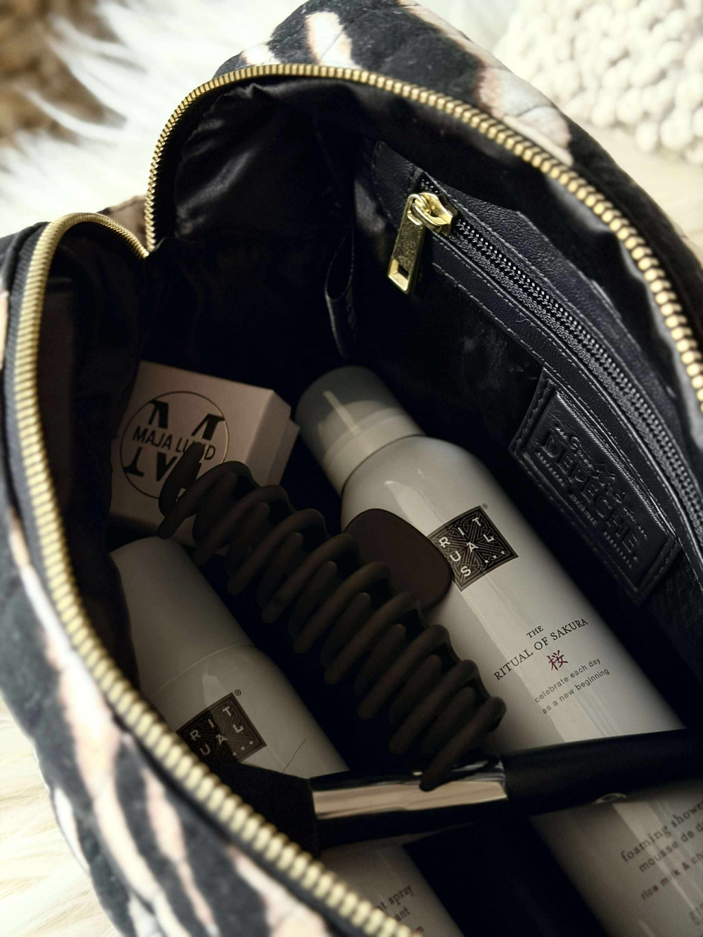 Kosmetiktasche Zebra Large