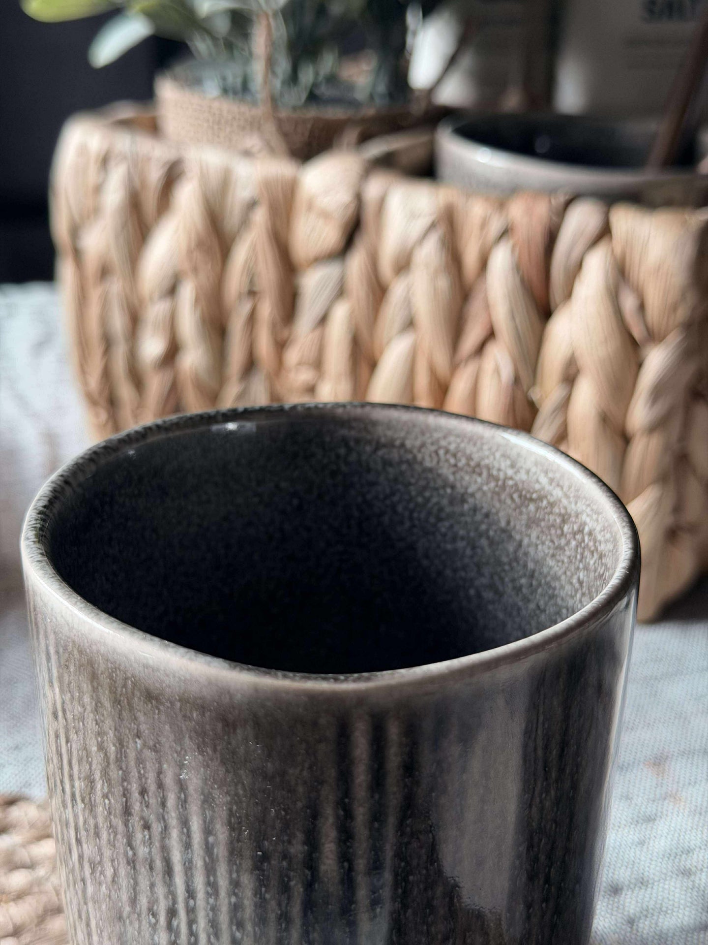 Becher Lydia Keramik - Set mit 4 Stück
