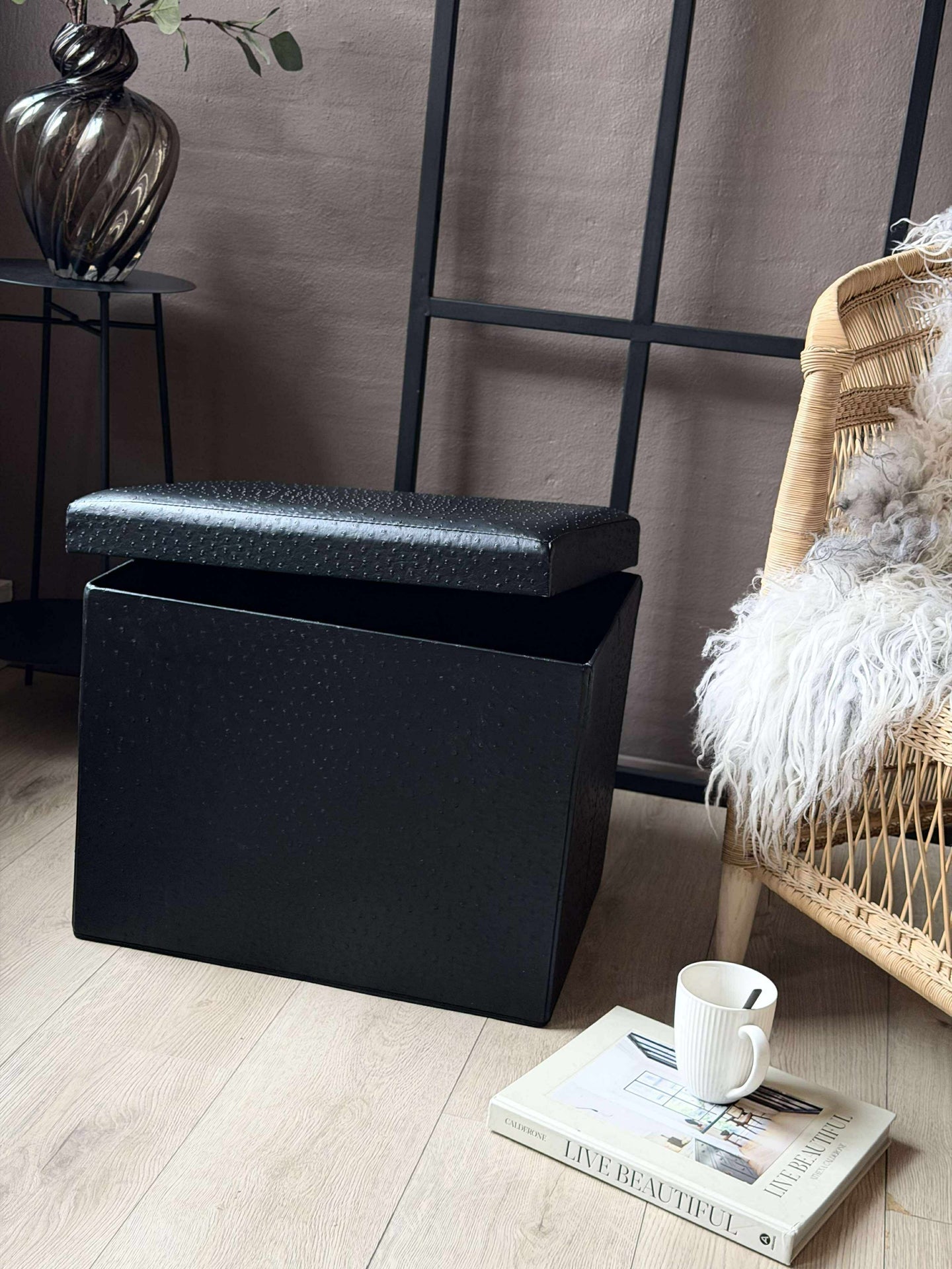 Pouf mit Stauraum - Mittel