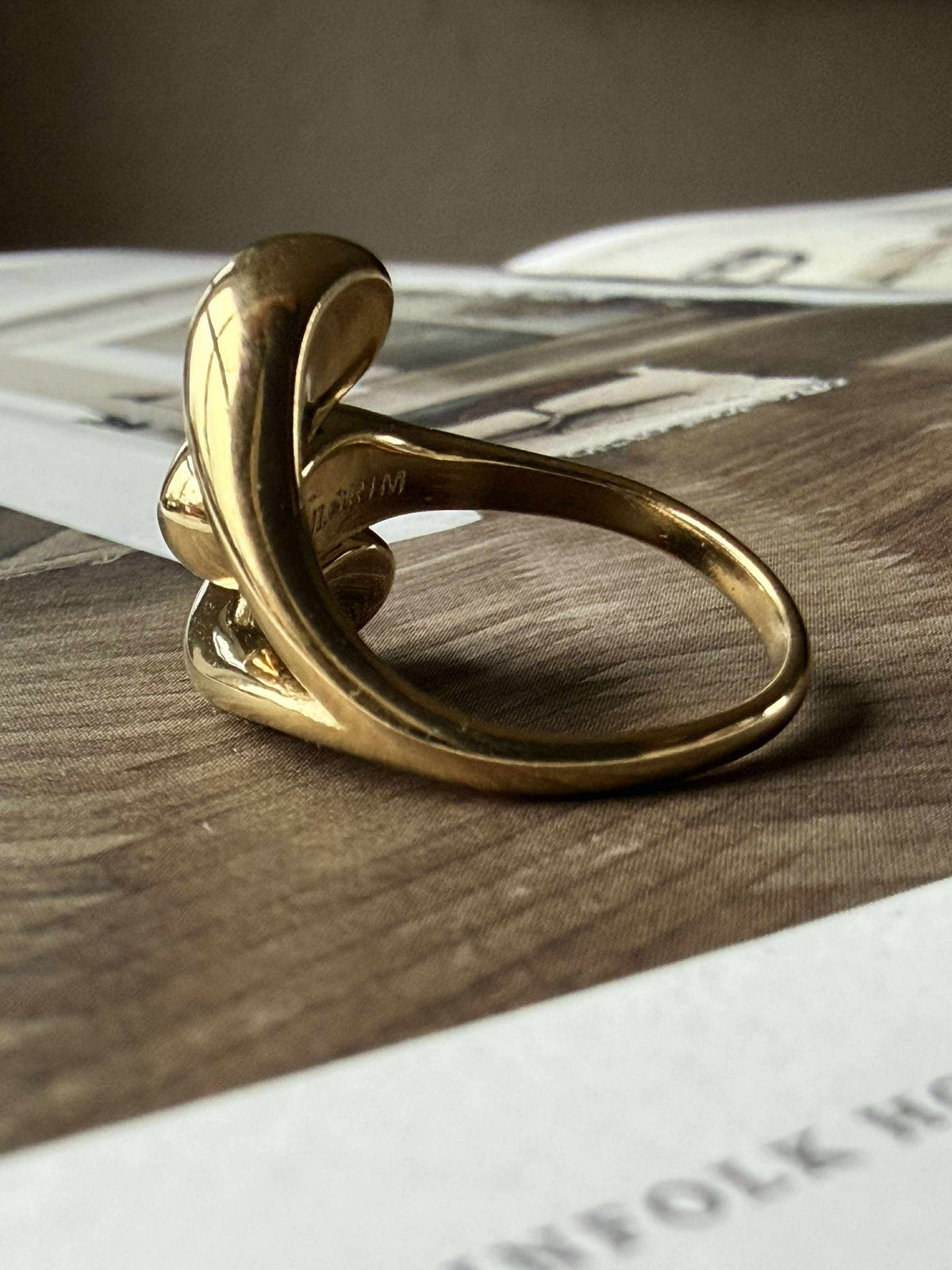 Ring JENNINGS vergoldet