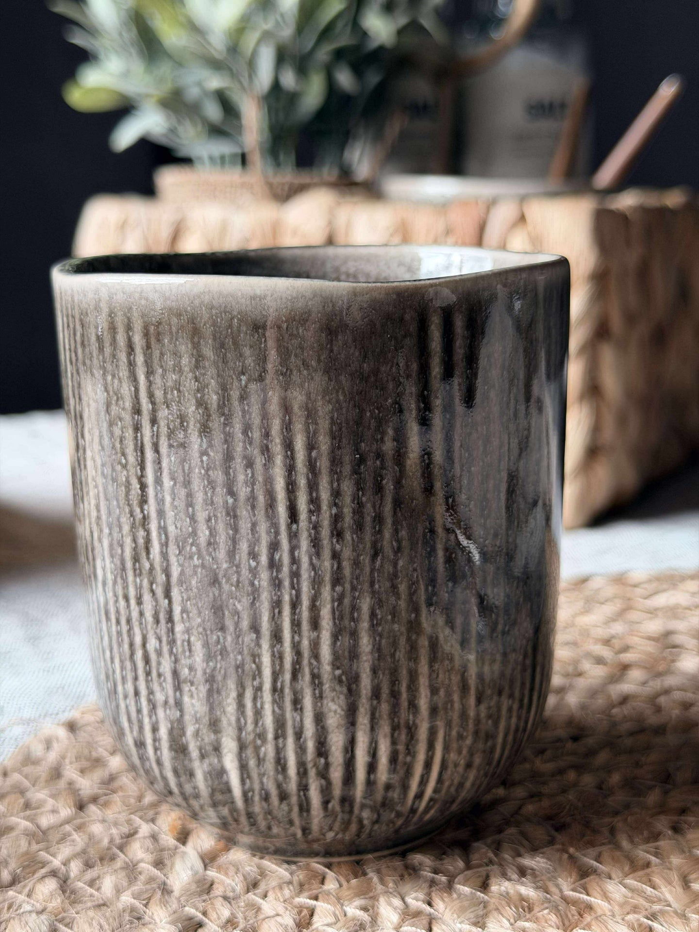Becher Lydia Keramik - Set mit 4 Stück