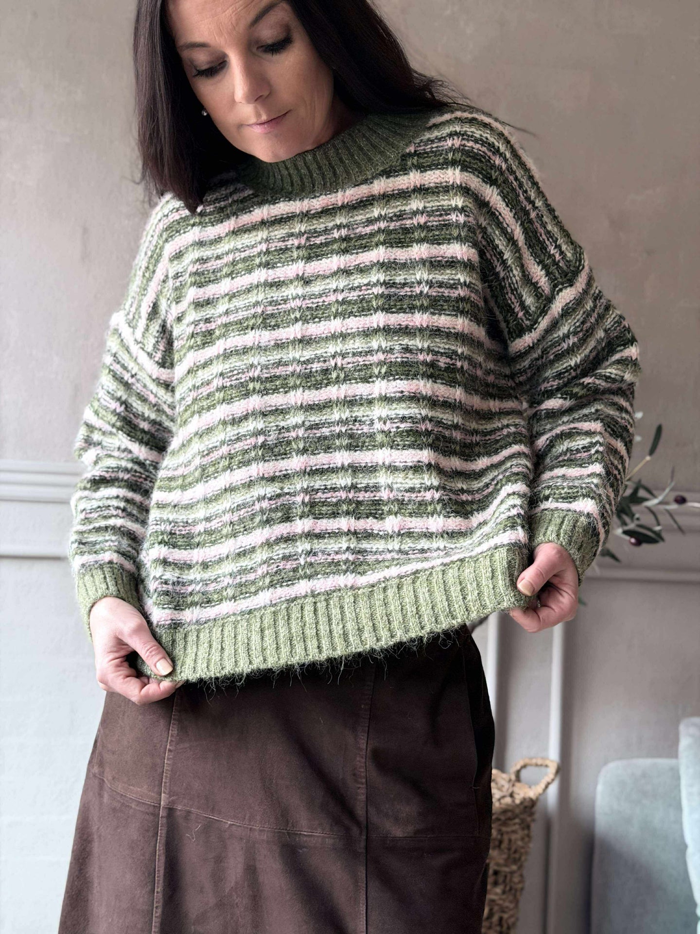 Strick Elvira grün