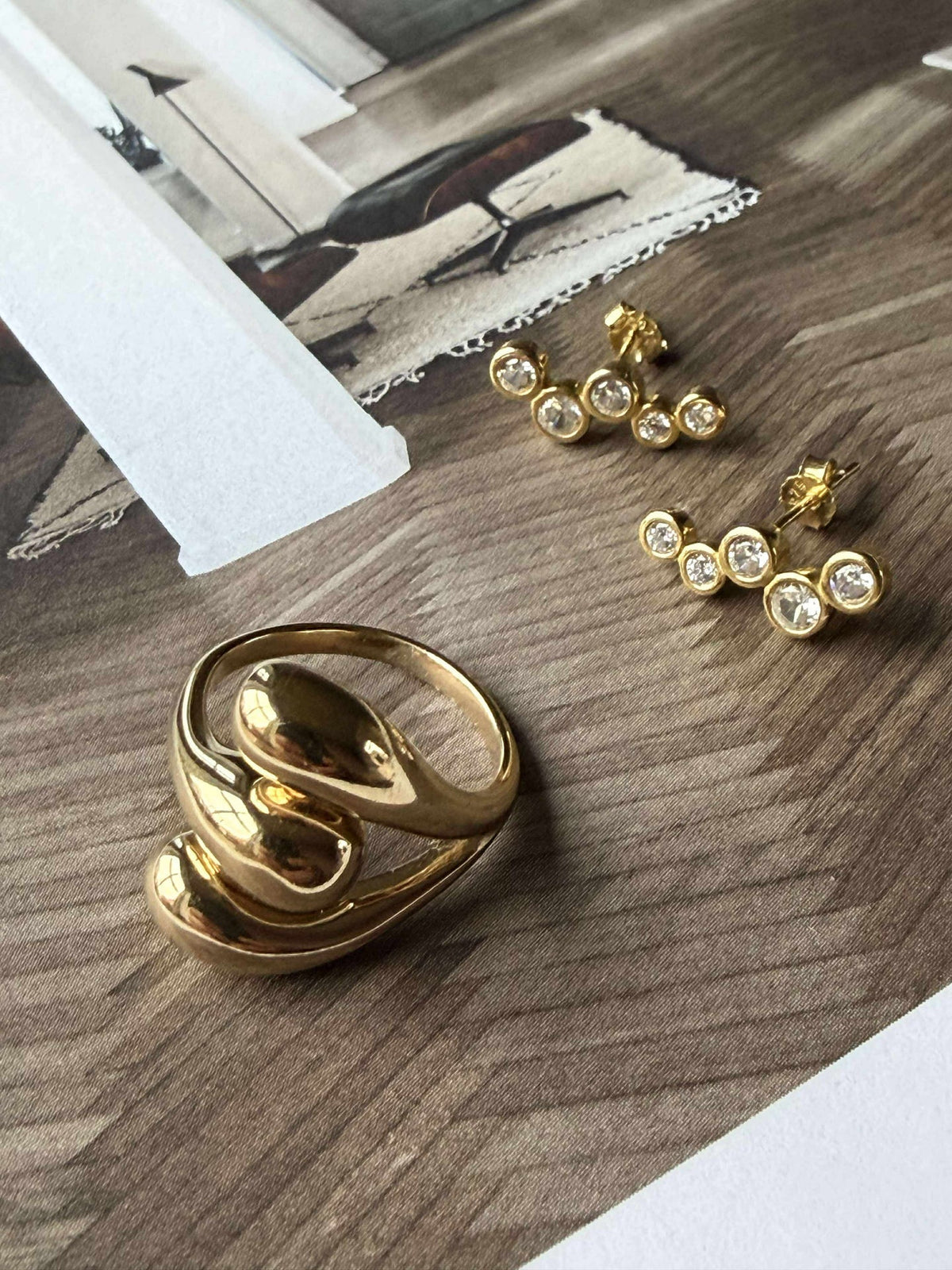 Ring JENNINGS vergoldet