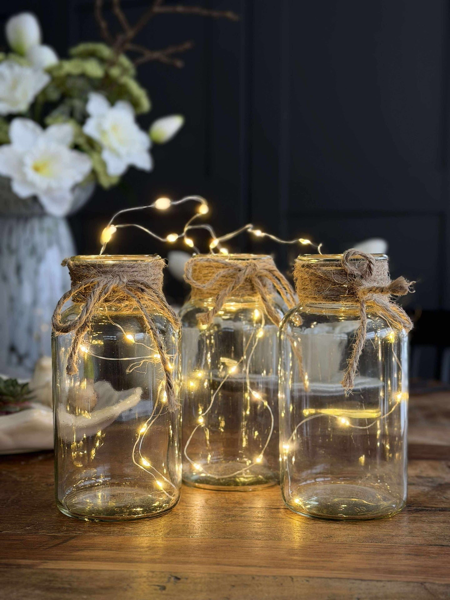 Flasche mit Schnur