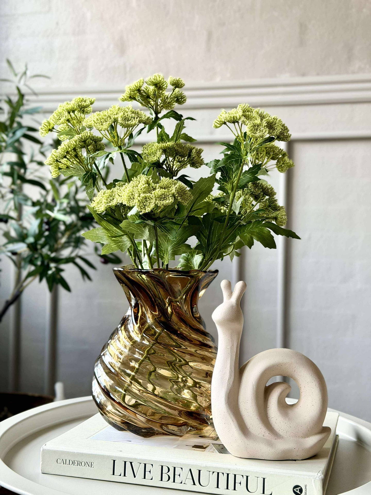 Vase - mundgeblasenes Glas