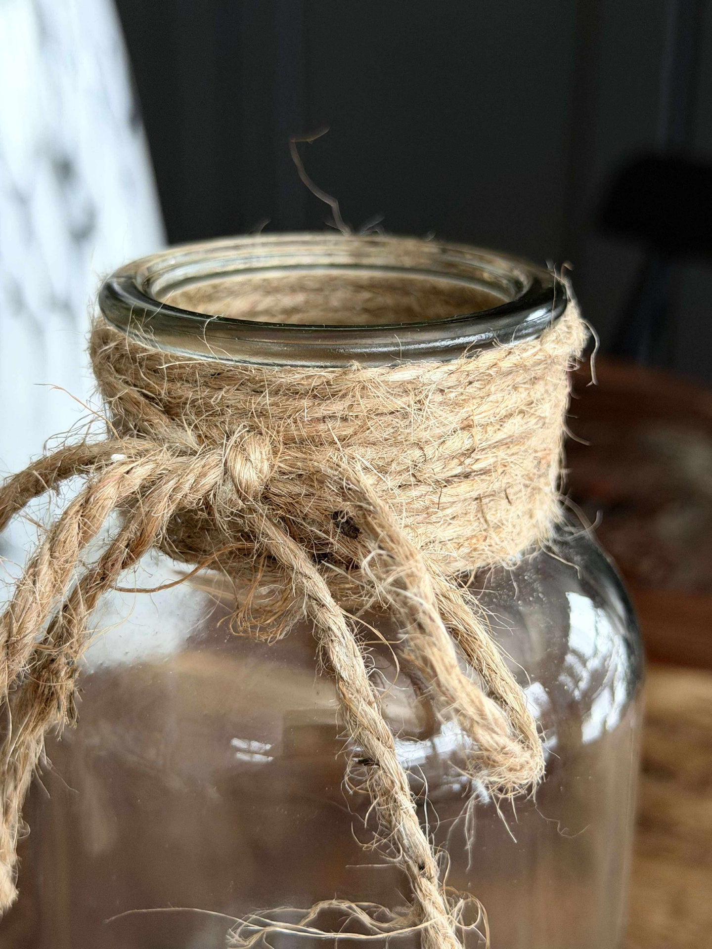 Flasche mit Schnur
