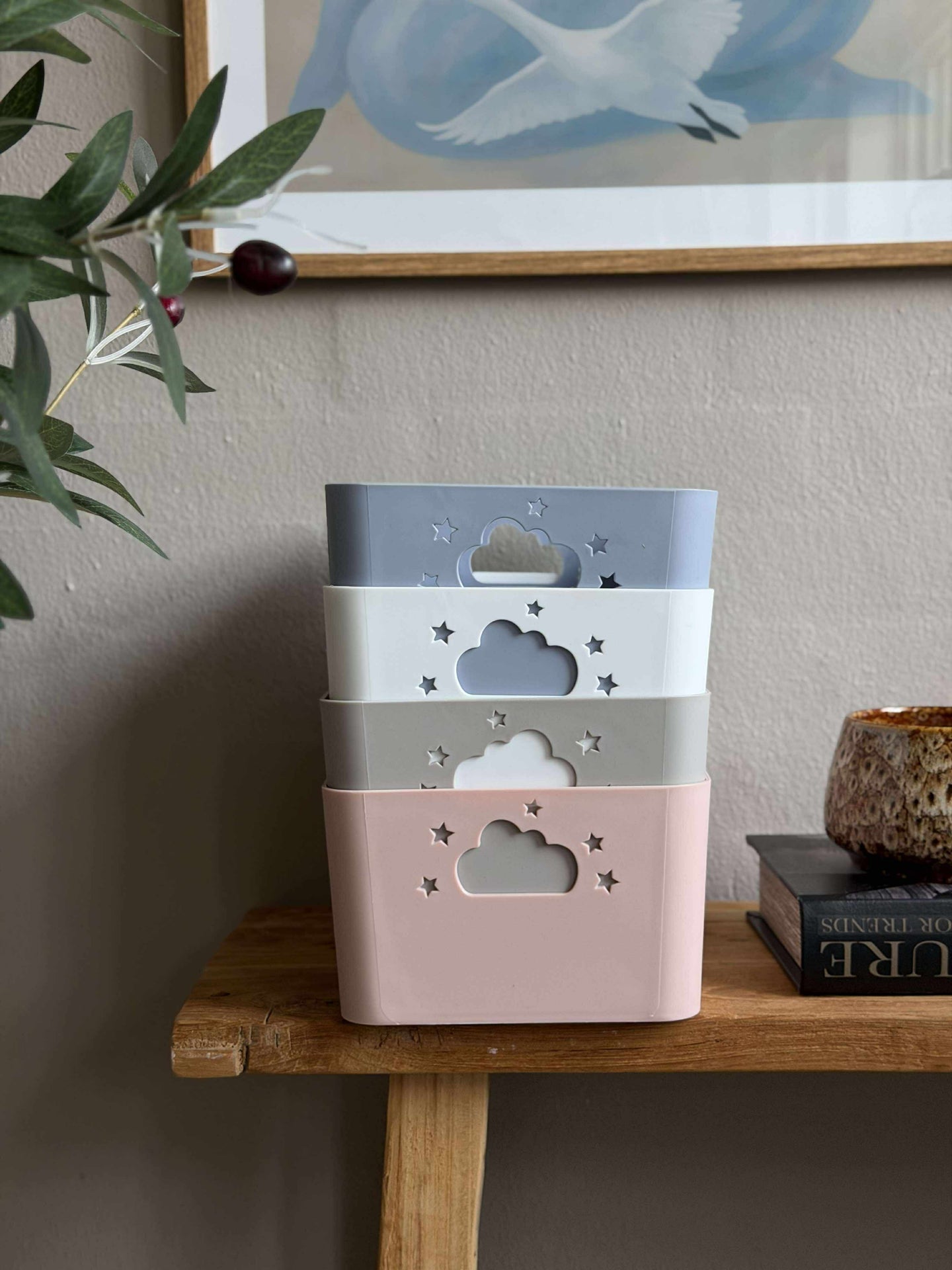 Aufbewahrungsbox Cloud 26x17cm - Verschiedene Farben