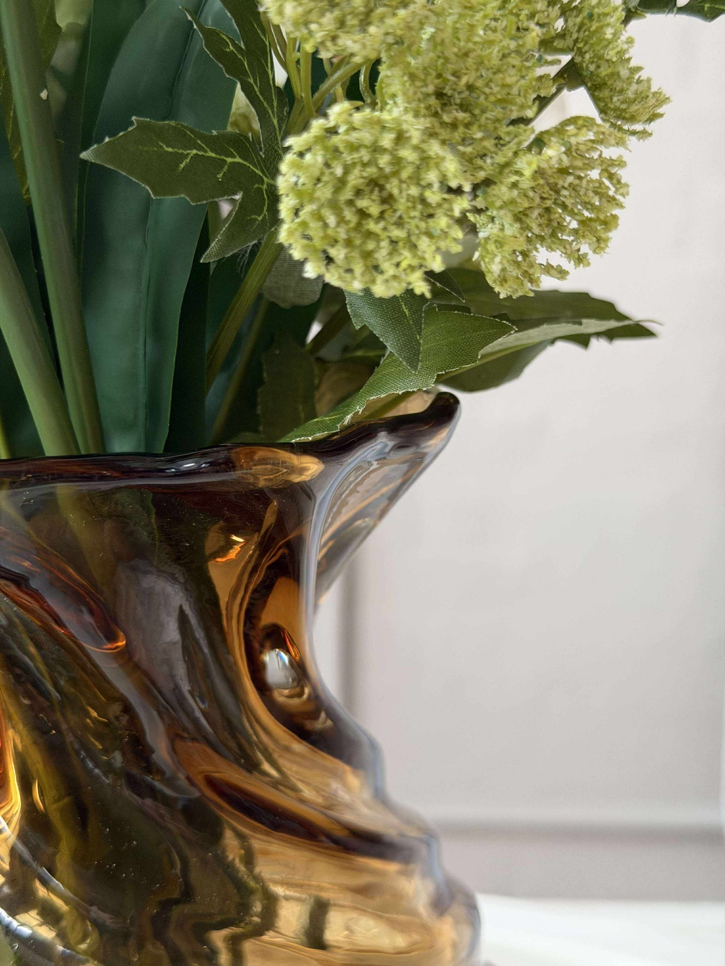 Vase - mundgeblasenes Glas