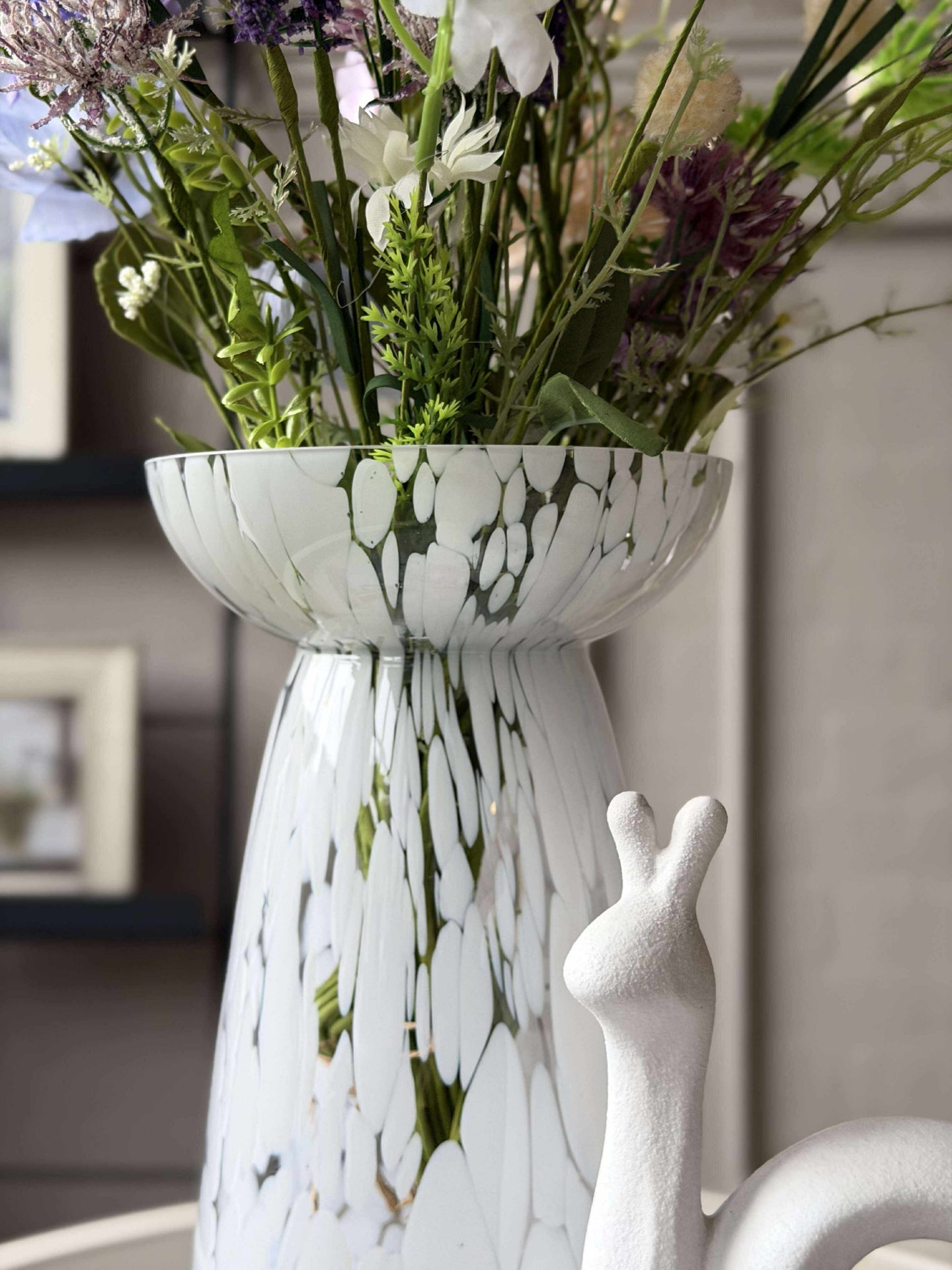 Hyazinthenvase Milla XL - Weiß