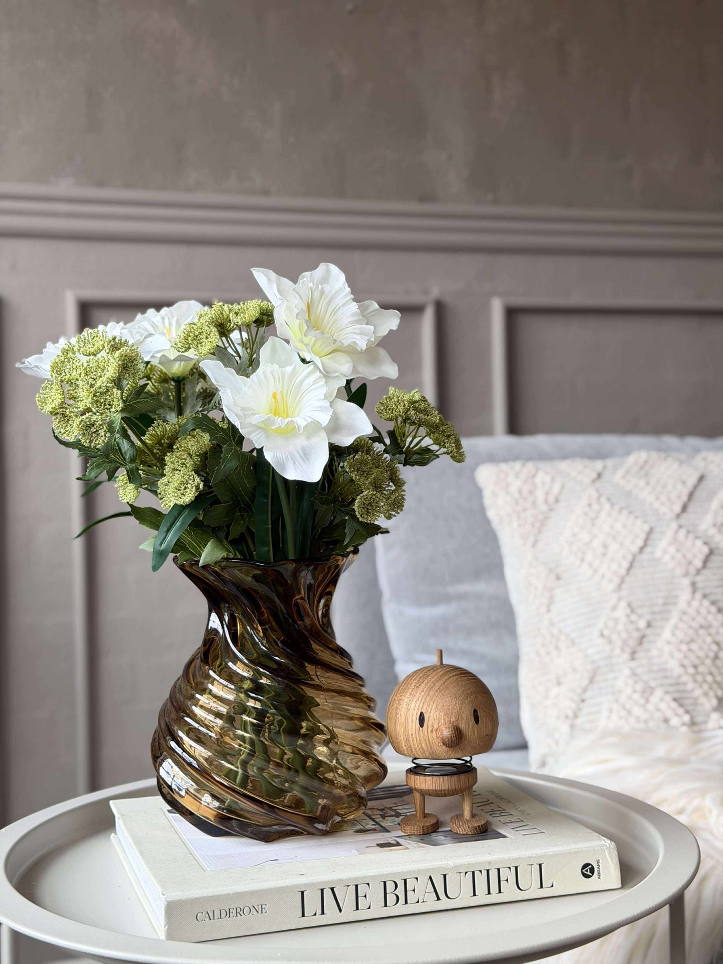 Vase - mundgeblasenes Glas