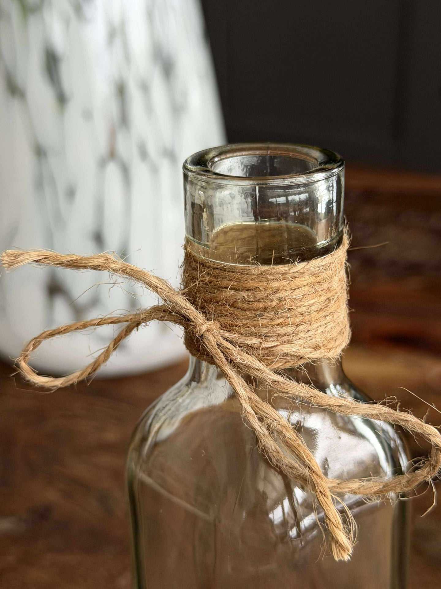 Flasche med Schnur 16cm
