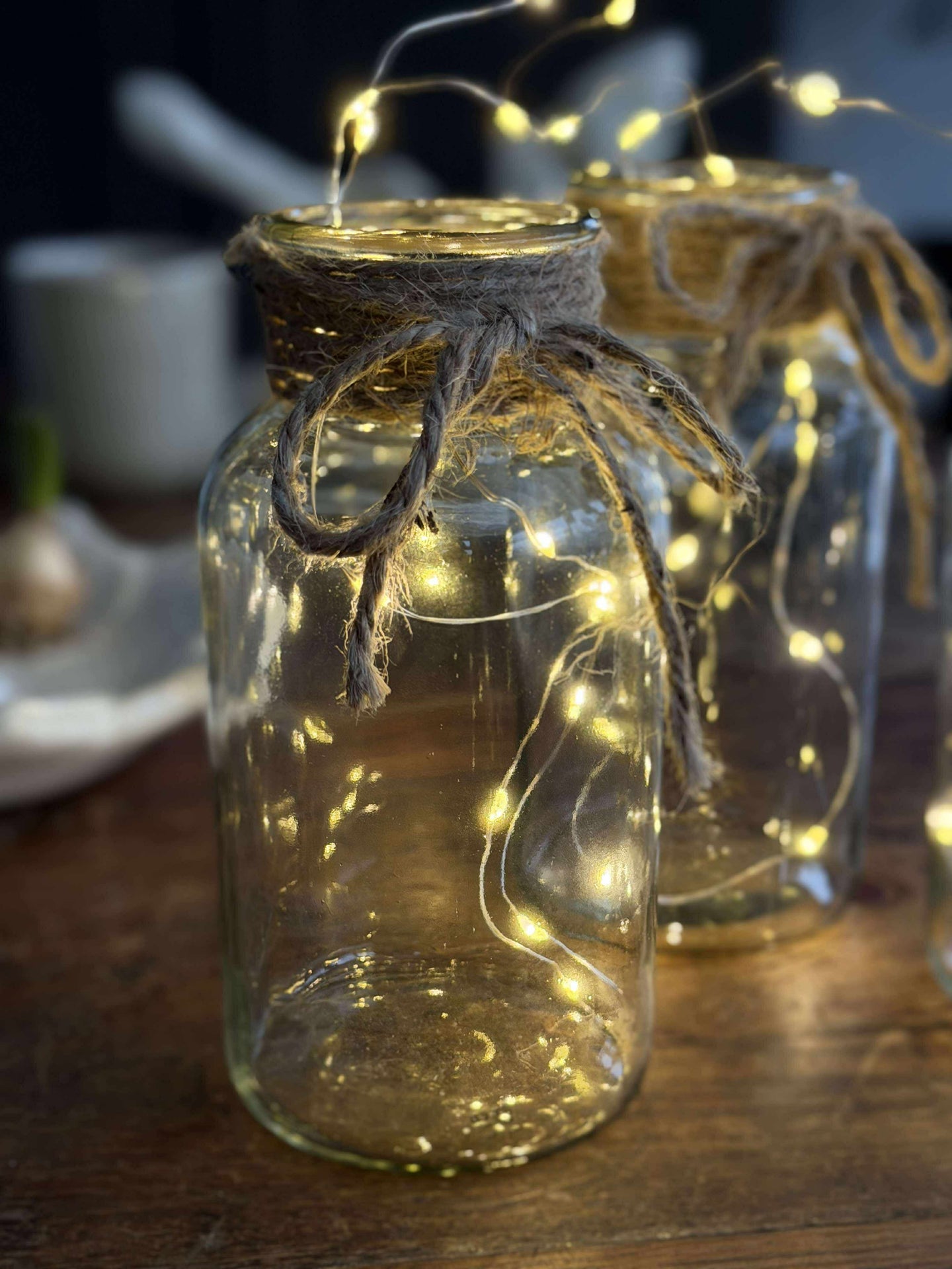 Flasche mit Schnur
