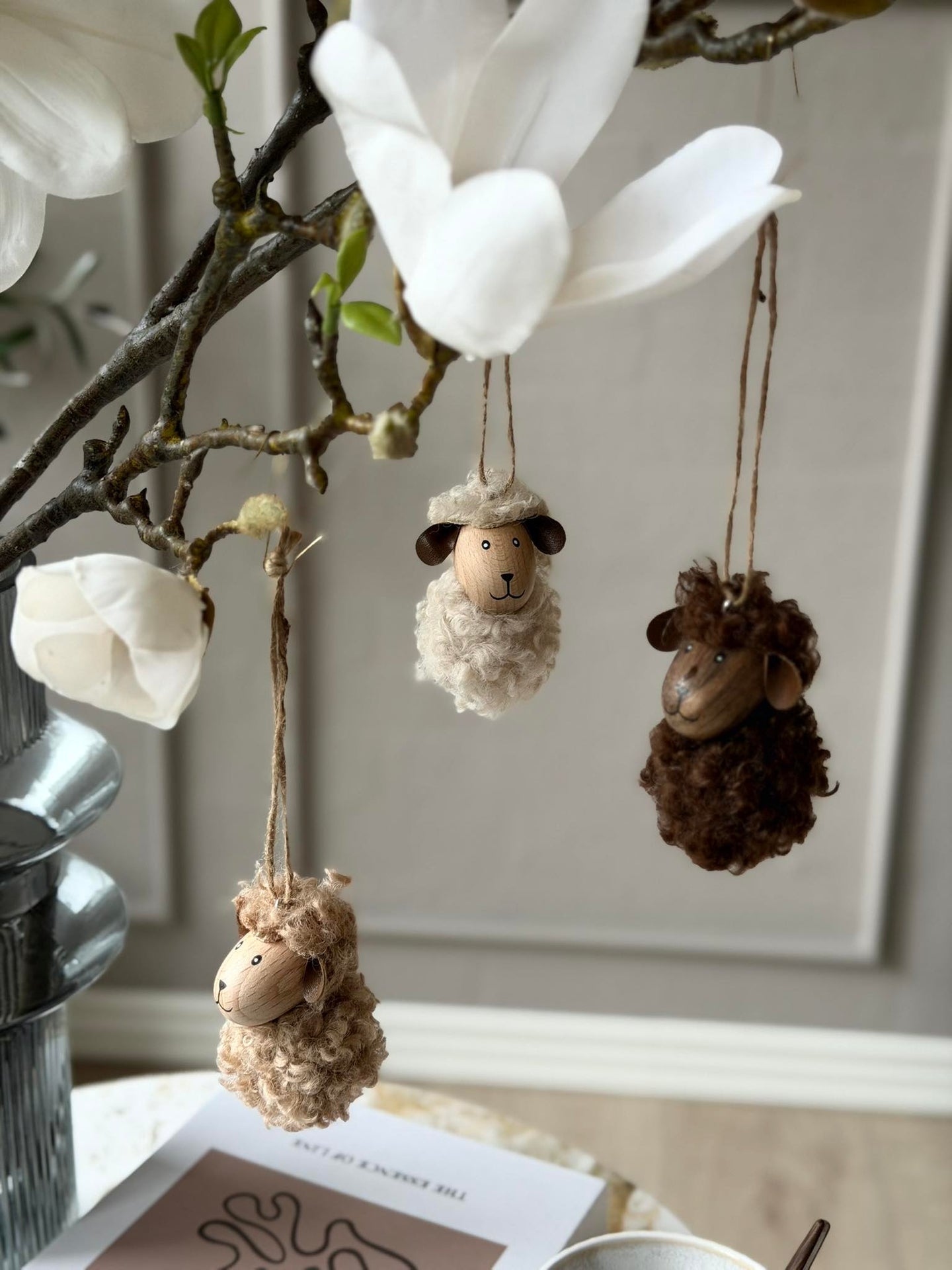 Hängendes Fluffy-Schaf - Verschiedene Farben