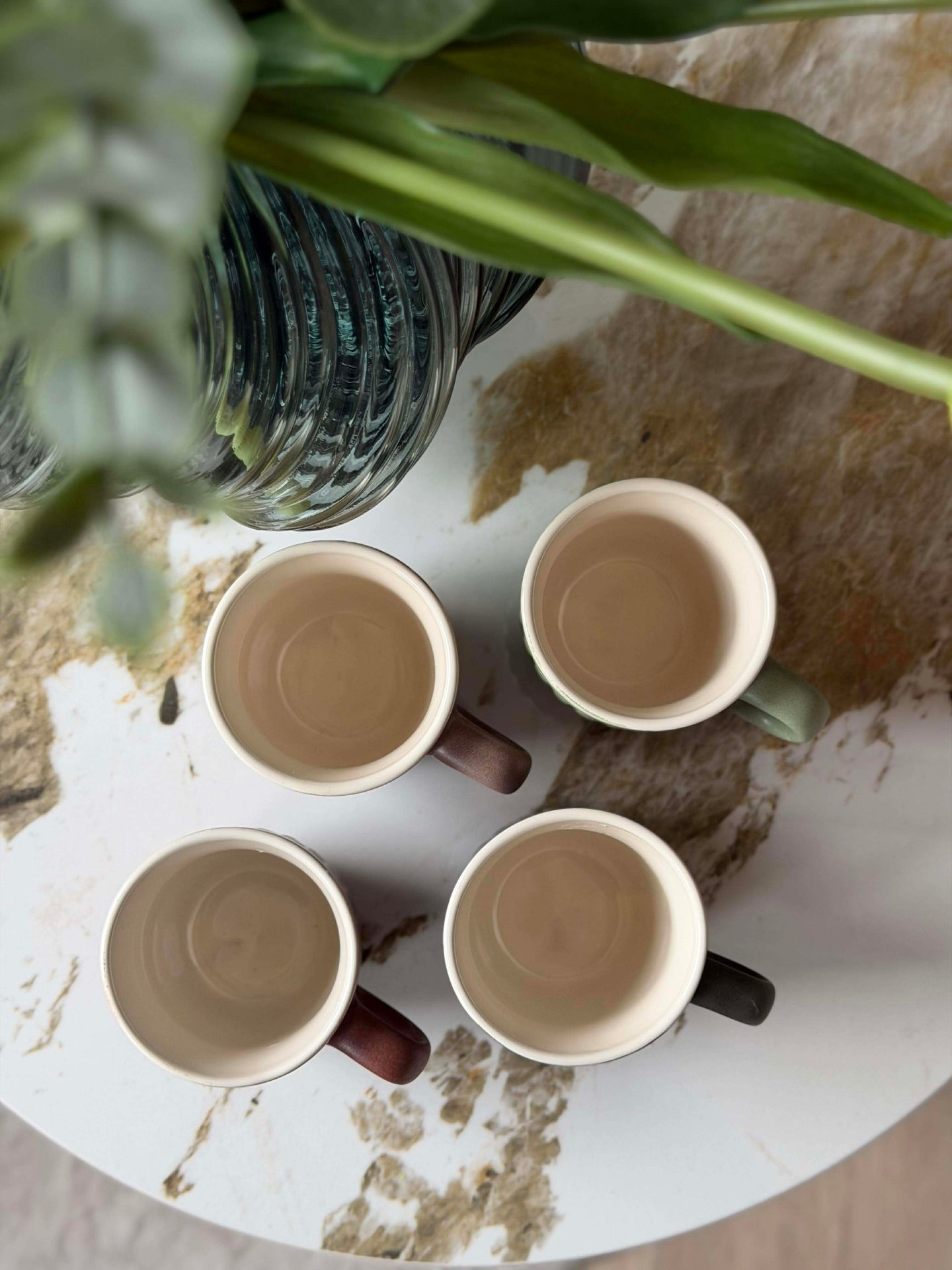 Becher in gemischten Farben - 4 Stk.