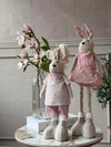 Deko-Hase mit Teleskopbeinen 58 cm - MIX