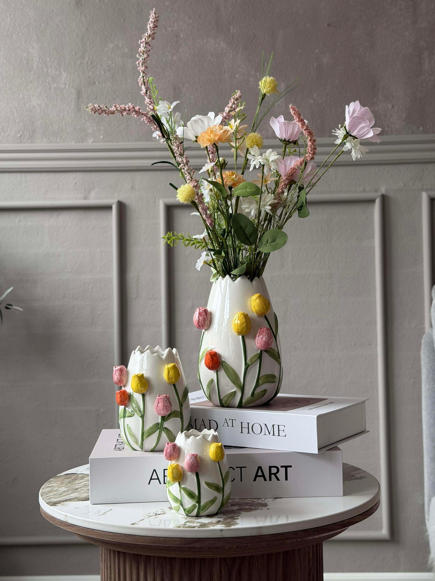 Vase mit Tulpen - Verschiedene Größen