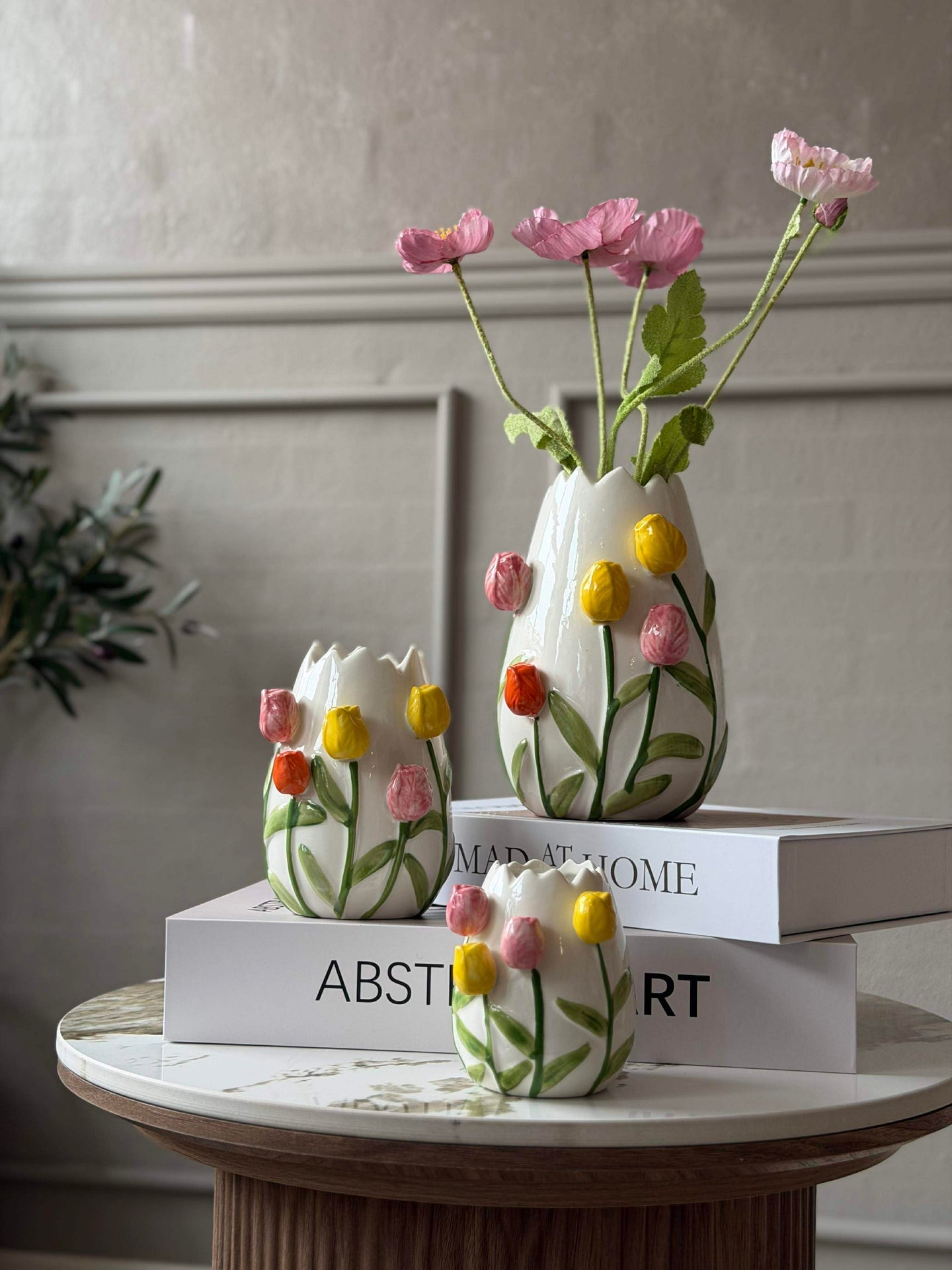 Vase mit Tulpen - Verschiedene Größen