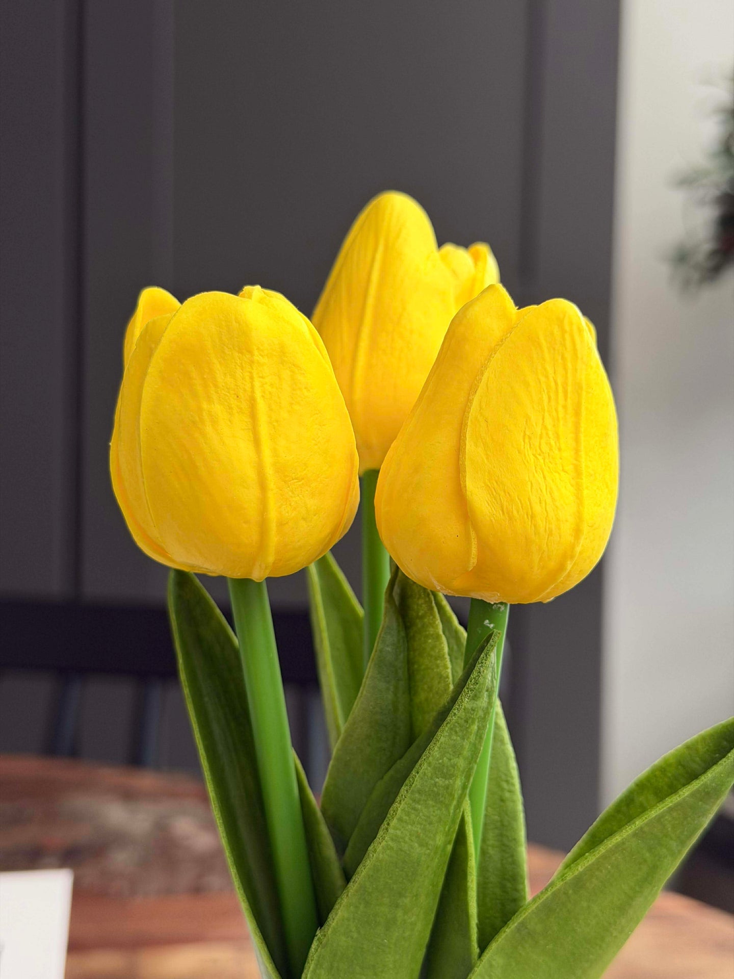 Tulpen mit Licht - Gelb