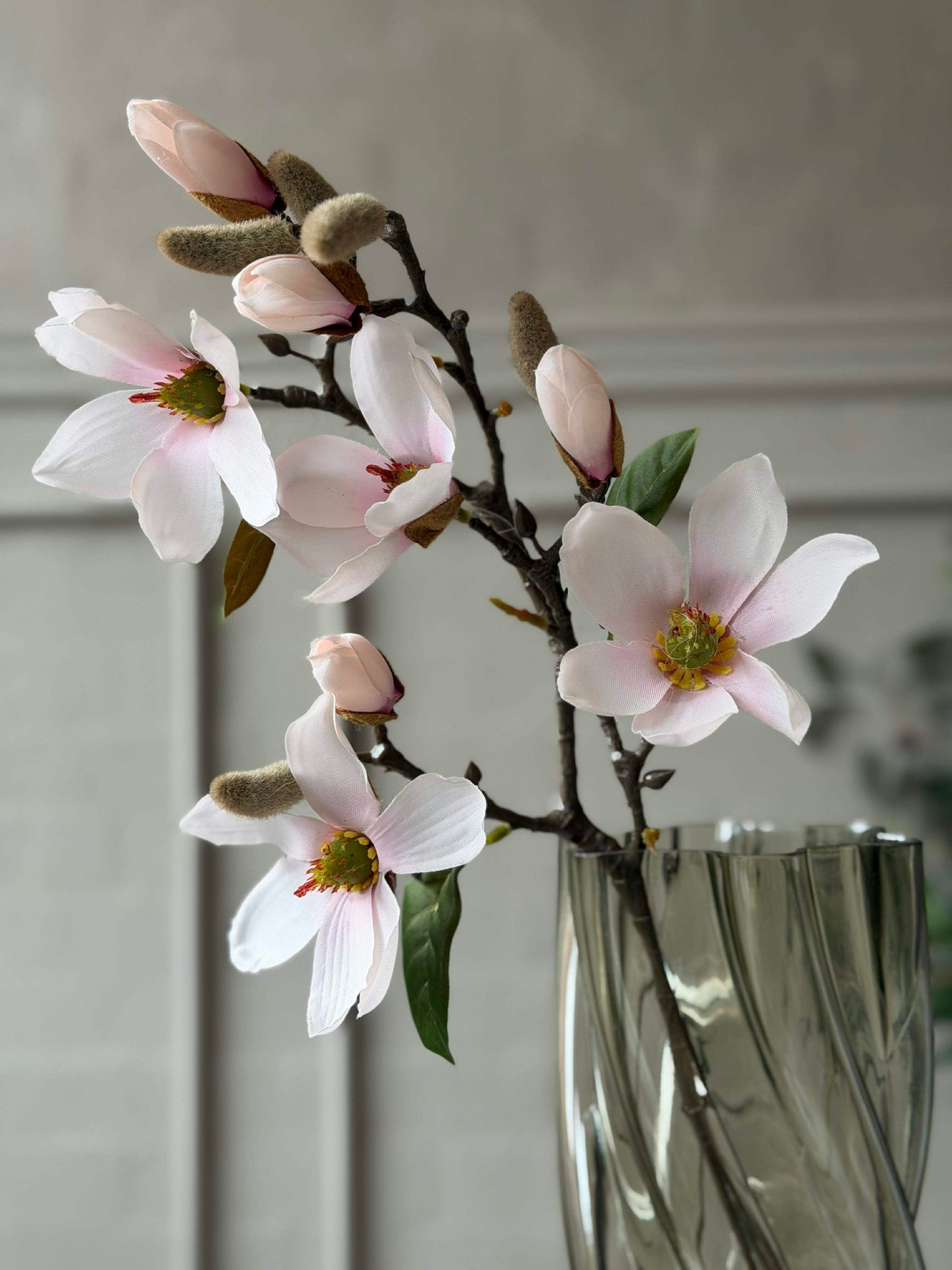 Magnolienzweig - Pink 52cm