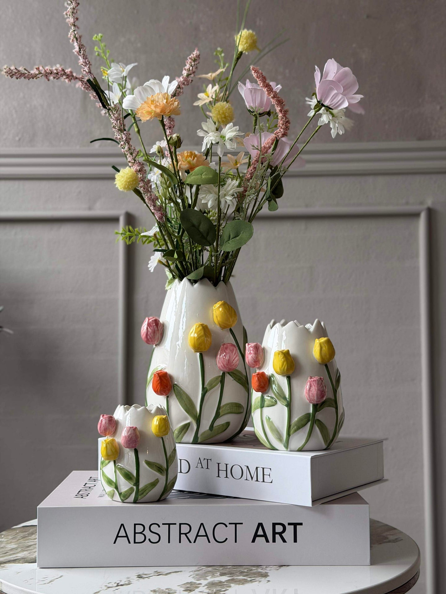 Vase mit Tulpen - Verschiedene Größen