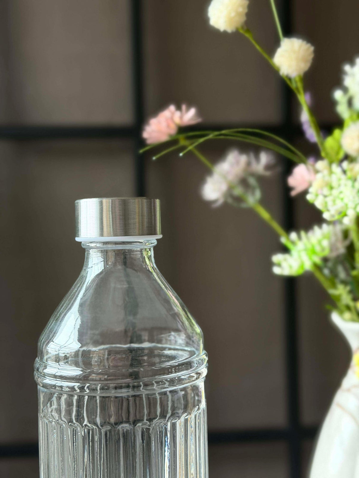 Wasserflasche mit Metallverschluss - 1000 ml.