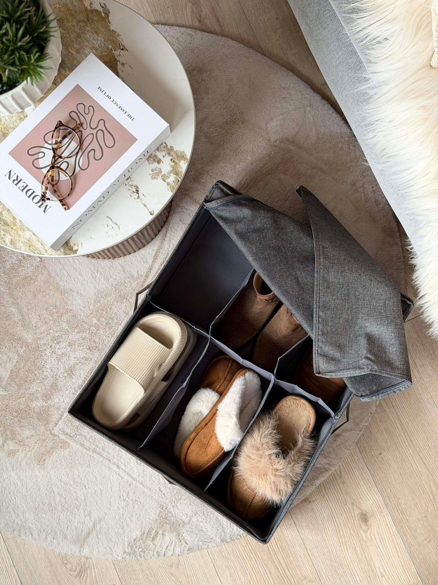 Aufbewahrungsbox RONJA mit Fächern