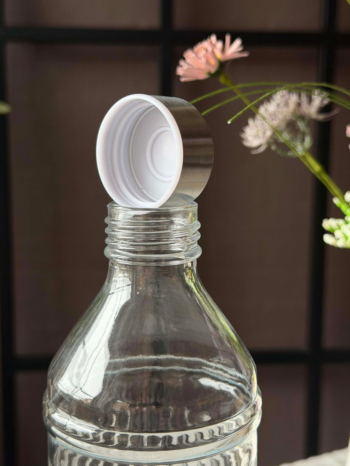 Wasserflasche mit Metallverschluss - 1000 ml.